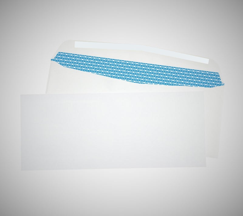 Aimoh 500#10 Security White Envelopes - GUMMED Seal, Windowless Design, Premium Security Tint Pattern for Secure Mailing - Size 4-1/8 x 9-1/2 Inches - White - 24 LB - 500 Count (34020) - Image 5